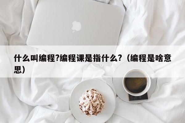 什么叫编程?编程课是指什么?(编程是啥意思)