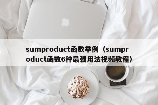 sumproduct函数举例(sumproduct函数6种最强用法视频教程)